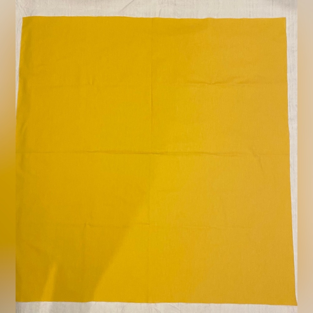 Vintage Mustard Yellow Tablecloth